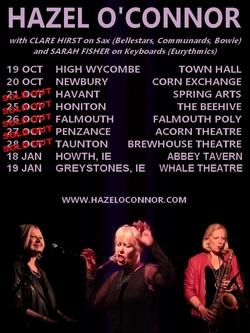 Hazel O'Connor An Evening With Tour 2018 Hazel O'Connor An Evening With Tour 2018