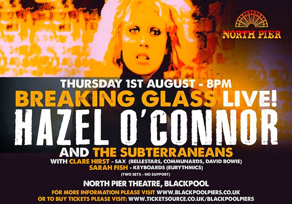 Breaking Glass Live Aug 2019 Hazel OConnor