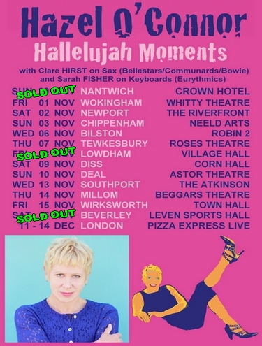 Hazel O'Connor Hallelujah Moments 2019 Hazel O'Connor Hallelujah Moments 2019