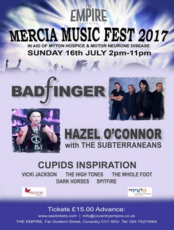 Hazel O'Connor Mercia Music Fest 2017 Hazel O'Connor Mercia Music Fest 2017