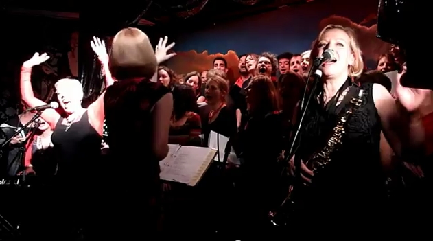 Hazel O'Connor with Clare Hirst & Sarah Fisher 2011