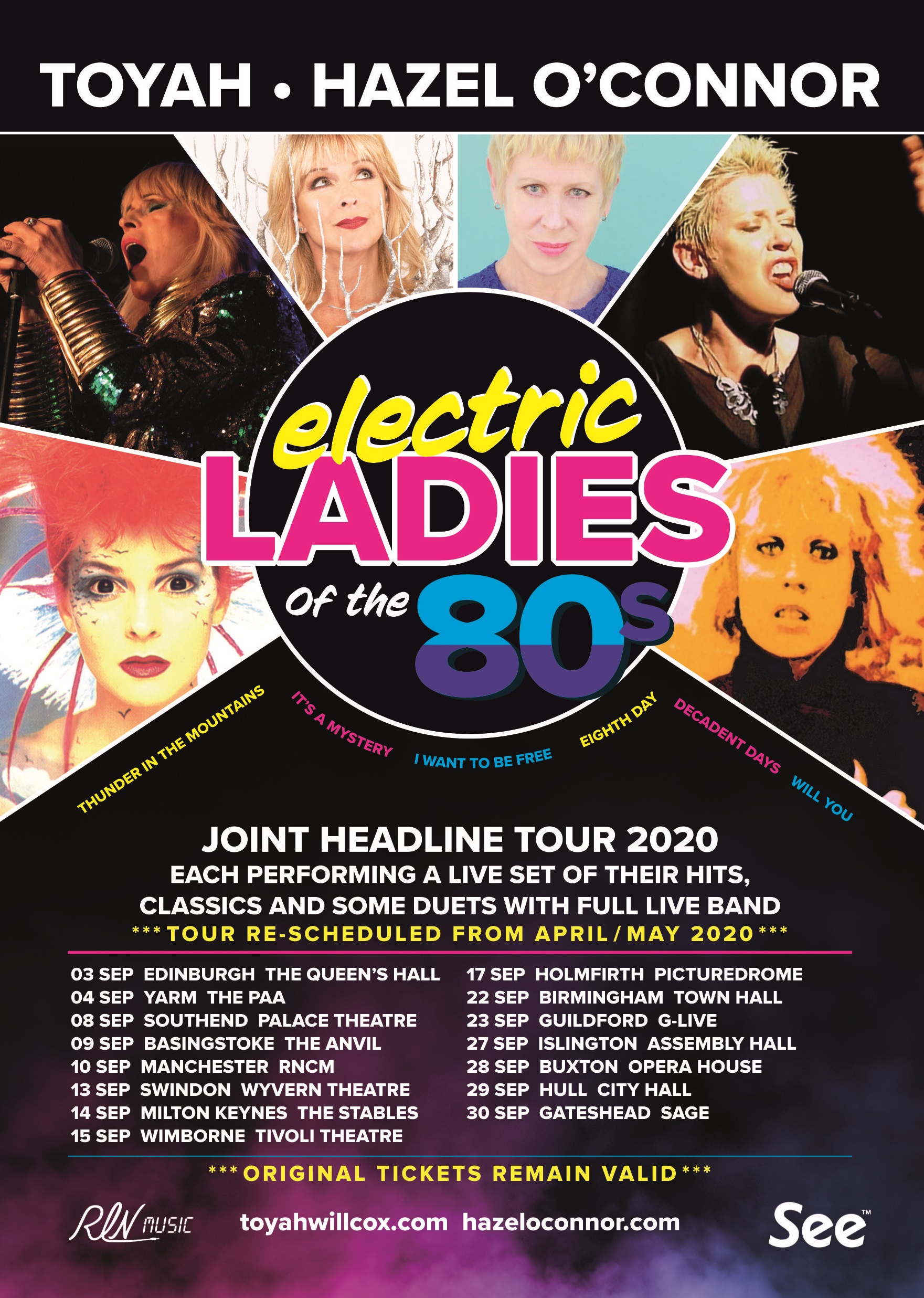 Hazel OConnor -  Electric Ladies with Toyah Sept 2020