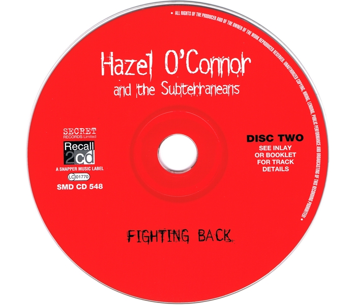 Hazel O'Connor - Fighting Back - Side 2