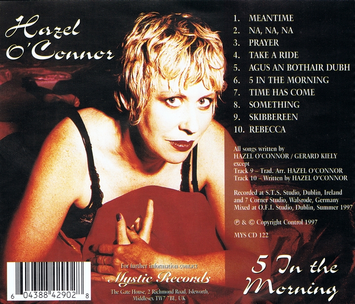 Hazel O Connor Official Mobile Discography In The Morning